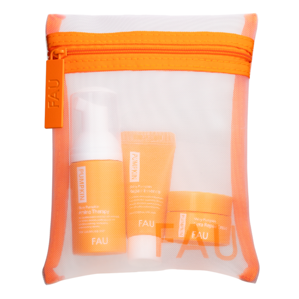 FAU SHINY PUMPKIN TRAVEL KIT